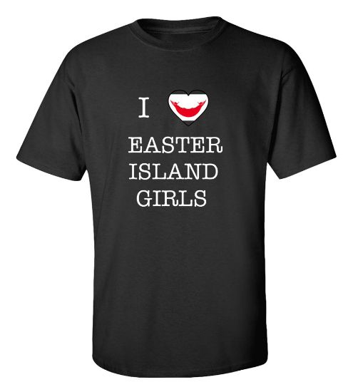 Picture of I Love Easter Island Girls T-shirt