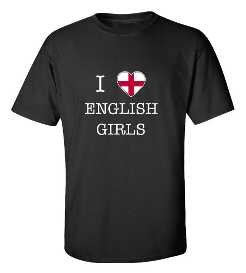 Picture of I Love English Girls T-shirt