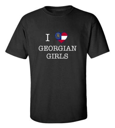 Picture of I Love Georgia Us State Girls T-Shirt