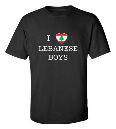 Picture of I Love Lebanese Boys T-Shirt