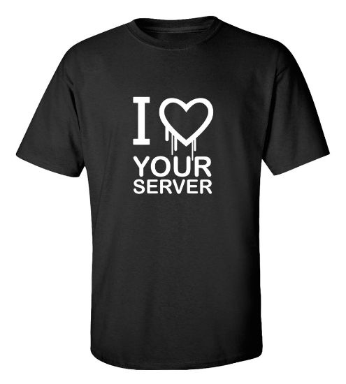 Picture of I Love Your Server T-shirt