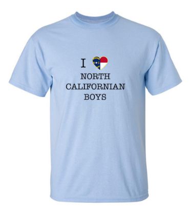 Picture of I Love Californian Boys T-Shirt