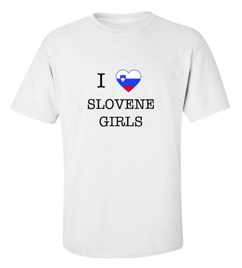 Picture of I Love Slovenia Girls T-shirt