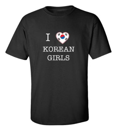 Picture of I Love South Korean Girls T-shirt