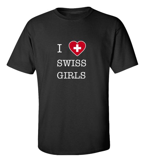 Picture of I Love Switzerland Girls T-shirt