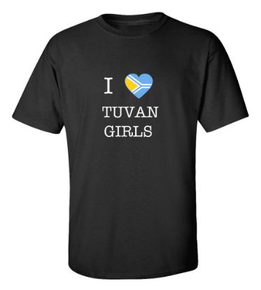 Picture of I Love Tuva Girls T-shirt