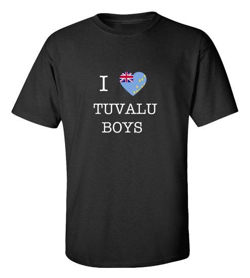 Picture of I Love Tuvalu Boys T-shirt