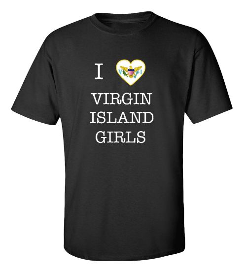 Picture of I Love Virgin Island US Girls T-shirt