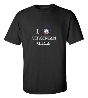 Picture of I Love Virginia Girls T-Shirt