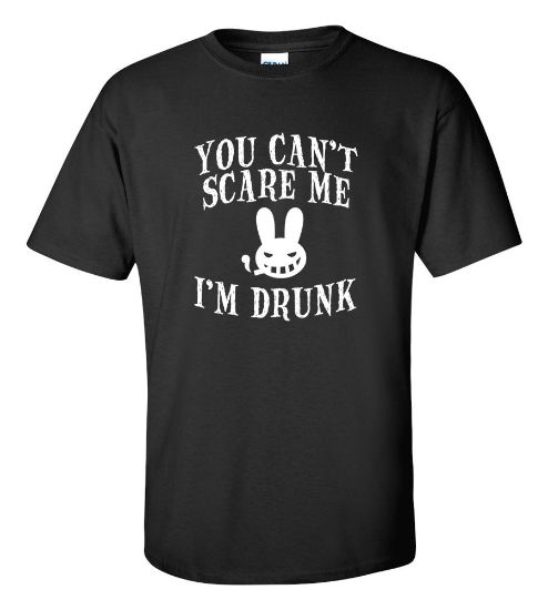 Picture of Halloween You Can't Scare Me I'm Drunk T-shirt