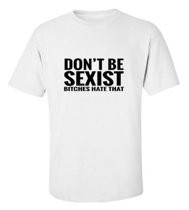 Picture of Don't Be Sexist Bitches Hate That T-Shirt