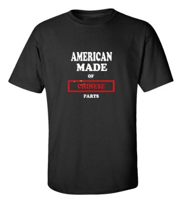 Picture of American Made of China Parts-T-Shirt