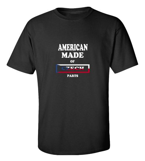 Picture of American Made of Czech Republic Parts-T-Shirt