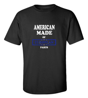 Picture of American Made of European Parts-T-Shirt