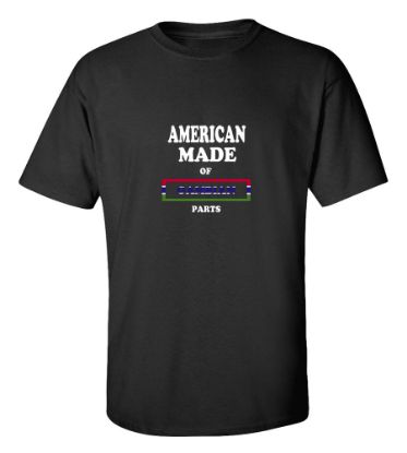 Picture of American Made of Gambia Parts-T-Shirt