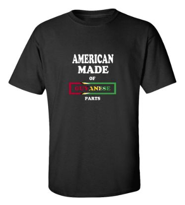 Picture of American Made of Guyana Parts-T-Shirt