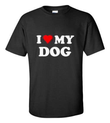 Picture of I Love My Dog T-Shirt