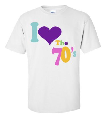 Picture of I Love The 70's T-shirt