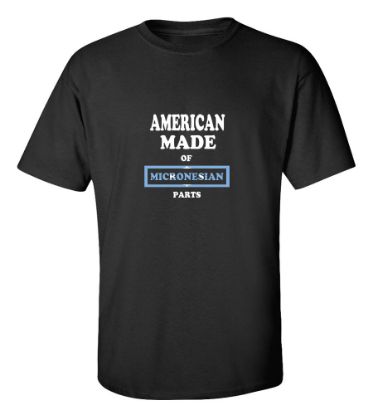 Picture of American Made of Micronesia Federated States Parts-T-Shirt