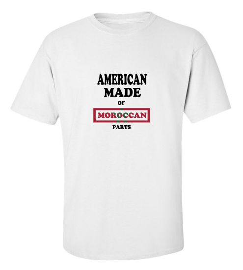 Picture of American Made Of Moroccan Parts T-shirt