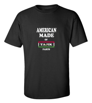 Picture of American Made Of Tajikistan Parts T-Shirt