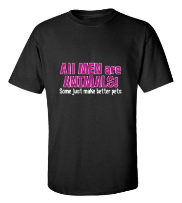 Picture of All Men Are Animals T-shirt