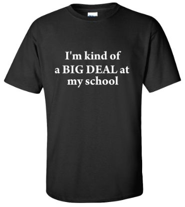 Picture of I'm kind of a Big Deal at my school Funny T-shirt