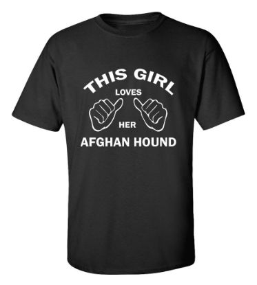 Picture of This Girl Loves Her Afghan Hound T-shirt