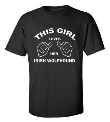 Picture of This Girl Loves Her Irish Wolfhound T-shirt