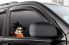 Picture of Goku Peace Peeking Window Vinyl Decal Anime Sticker Dragon Ball 6 Inches