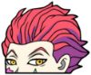 Picture of Hisoka Morow Peeking Window Vinyl Decal Anime Sticker Hunter x Hunter 6 Inches