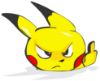 Picture of Pikachu Flip Peeking Window Vinyl Decal Anime Sticker Pokemon 6 Inches