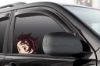 Picture of Tanjiro Kamado 1 Demon Slayer Peeking Window Vinyl Decal Anime Sticker 6 Inches